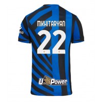 Camisa de Futebol Inter Milan Henrikh Mkhitaryan #22 Equipamento Principal 2024-25 Manga Curta